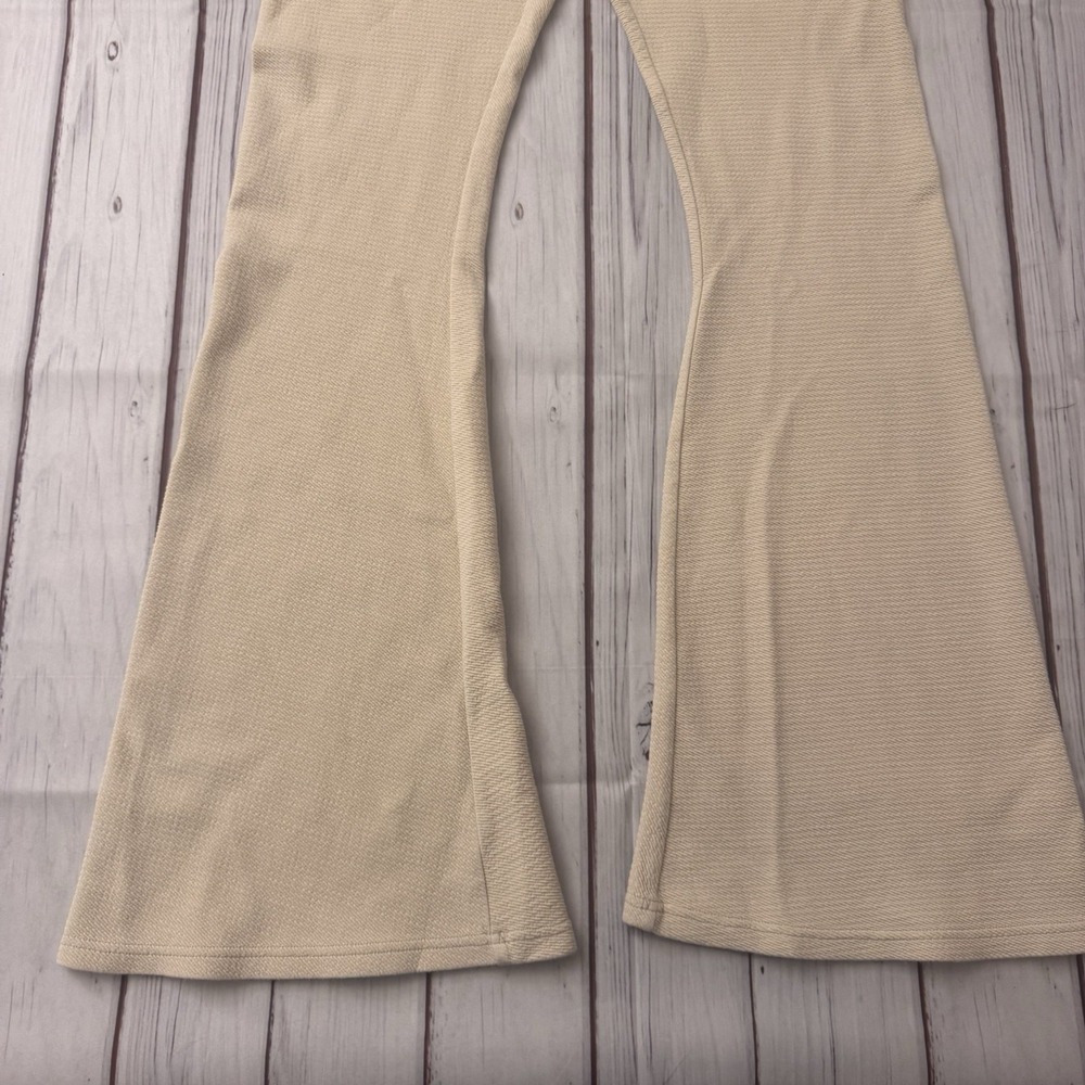 Offline Aerie Flare Leggings Womens Large Tan High Rise Stretch Women's - Picture 3 of 13
